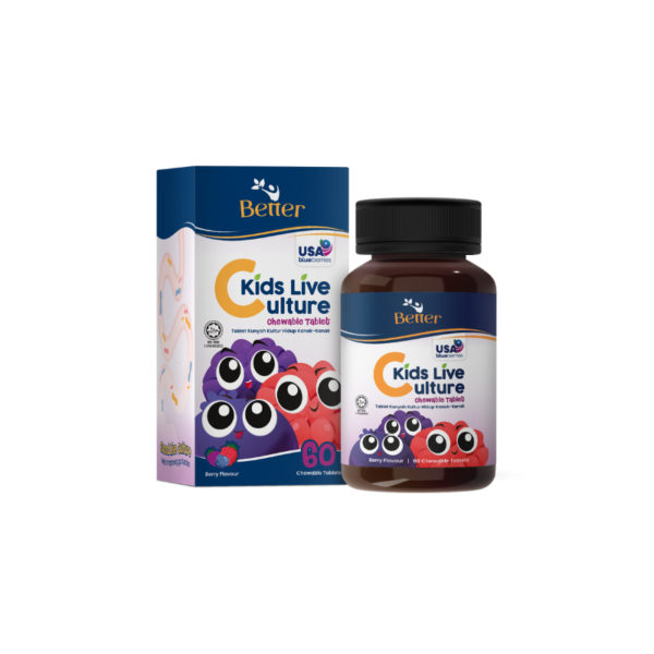 Better Kids Live Culture Chewable Tablet Mixed Berry