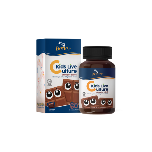Better Kids Live Culture Chewable Tablet Chocolate