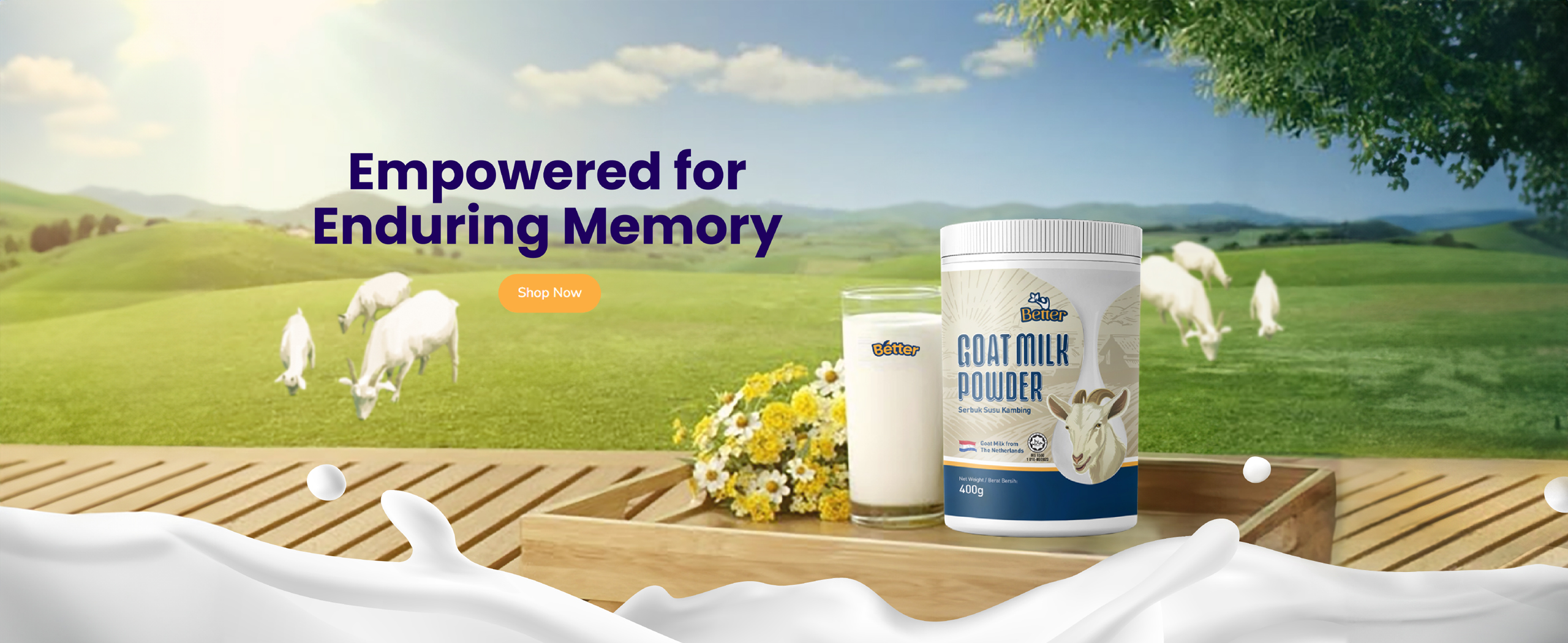 Better Goat Milk Powder 2560x1050