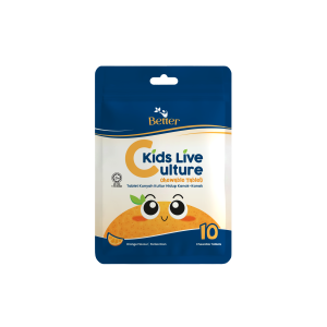 Better Kids Live Culture Chewable Tablet Orange 10's